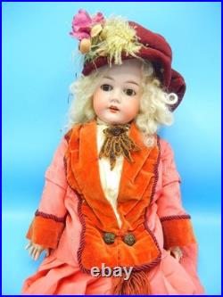 Antique German Bisque Doll 24 C. M. Bergmann 1916