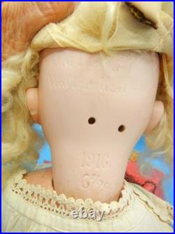 Antique German Bisque Doll 24 C. M. Bergmann 1916