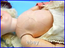 Antique German Bisque Doll 24 C. M. Bergmann 1916