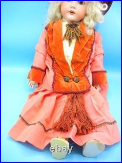 Antique German Bisque Doll 24 C. M. Bergmann 1916