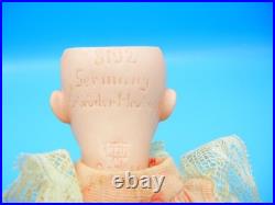 Antique German Bisque Doll 8.5 Gebruder Heubach #8192 Character Blue Sleep Eyes