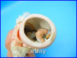 Antique German Bisque Doll 8.5 Gebruder Heubach #8192 Character Blue Sleep Eyes