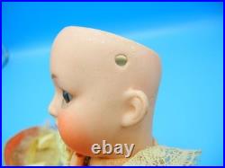 Antique German Bisque Doll 8.5 Gebruder Heubach #8192 Character Blue Sleep Eyes