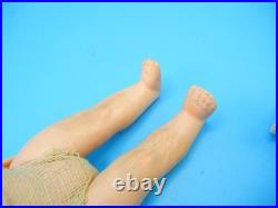 Antique German Bisque Doll 8.5 Gebruder Heubach #8192 Character Blue Sleep Eyes