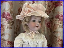 Antique German Bisque Doll AM 390 Armand Marseille French doll/closed eyes/22 Antique German Bisque Doll AM 390 Armand Marseille French doll/closed eyes/22