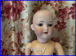 Antique German Bisque Doll AM 390 Armand Marseille French doll/closed eyes/22 Antique German Bisque Doll AM 390 Armand Marseille French doll/closed eyes/22
