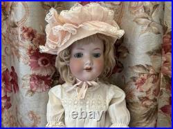 Antique German Bisque Doll AM 390 Armand Marseille French doll/closed eyes/22 Antique German Bisque Doll AM 390 Armand Marseille French doll/closed eyes/22