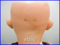 Antique German Bisque Doll Bruno Schmidt B/P Slant Hip Toddler 16.5