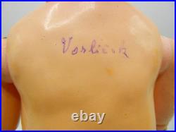 Antique German Bisque Doll Bruno Schmidt B/P Slant Hip Toddler 16.5