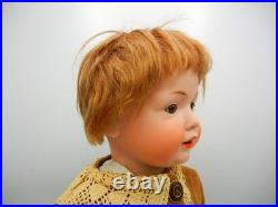 Antique German Bisque Doll Bruno Schmidt B/P Slant Hip Toddler 16.5