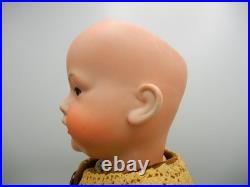 Antique German Bisque Doll Bruno Schmidt B/P Slant Hip Toddler 16.5