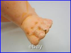 Antique German Bisque Doll Bruno Schmidt B/P Slant Hip Toddler 16.5