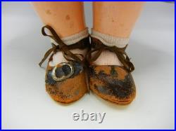 Antique German Bisque Doll Bruno Schmidt B/P Slant Hip Toddler 16.5