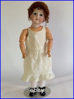 Antique German Bisque Doll CM Bergmann 1916 22 1/2