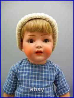 Antique German Bisque Doll Franz Schmidt Slant Hip Toddler #1295 Breather 15