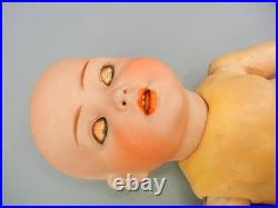 Antique German Bisque Doll Franz Schmidt Slant Hip Toddler #1295 Breather 15
