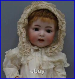 Antique German Bisque Doll KR #122 Kammer Reinhardt Baby 15