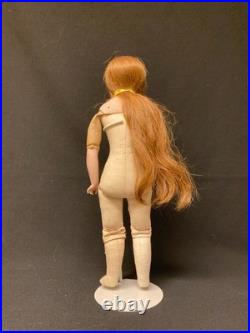 Antique German Bisque Doll on Leather Body with Closed Mouth, Gebruder Kuhnlenz