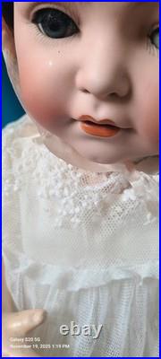 Antique German Bisque Franz Schmidt 1295 Breather 24 Baby