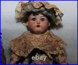 Antique German Bisque George & Martha Washington Doll