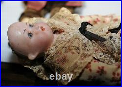 Antique German Bisque George & Martha Washington Doll