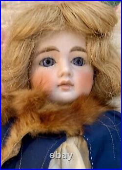 Antique German Bisque German Closed Mouth Fashion Lady Doll Perfect 20 Kling