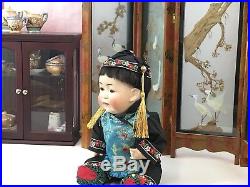 Antique German Bisque Head Baby Doll Jd Kestner 243 Oriental 13