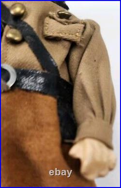Antique German Bisque Head Child Soldier Military Uniform Doll 9 Antique German Bisque Head Child Soldier Military Uniform Doll 9
