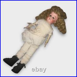 Antique German Bisque Head Doll 15