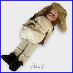 Antique German Bisque Head Doll 15