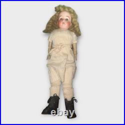 Antique German Bisque Head Doll 15