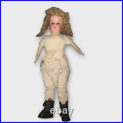 Antique German Bisque Head Doll 15