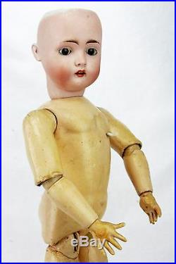 Antique German Bisque Head Doll 17