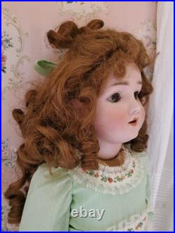 Antique German Bisque Head Doll Adolf Wislizenus Special 23 Nicely Dressed