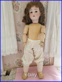 Antique German Bisque Head Doll Adolf Wislizenus Special 23 Nicely Dressed
