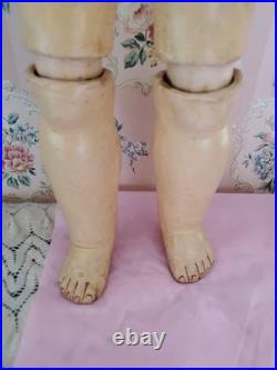 Antique German Bisque Head Doll Adolf Wislizenus Special 23 Nicely Dressed