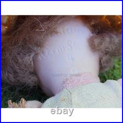 Antique German Bisque Head Doll Compo Body Stamped 410 Germany