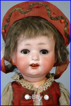 Antique German Bisque Head Doll Ernst Heubach 267