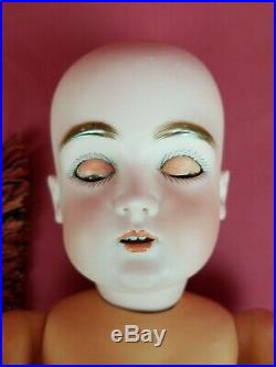 Antique German Bisque Head Doll Kestner 167 On Kestner Marked Jointed Body Nice