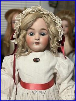 Antique German Bisque Head Doll S & C Franz Schmidt 28