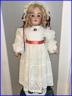 Antique German Bisque Head Doll S & C Franz Schmidt 28