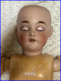 Antique German Bisque Head Doll S & C Franz Schmidt 28