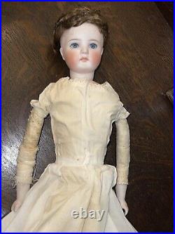 Antique German Bisque Head Fashion Doll, Kling Closed Mouth