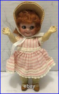 Antique German Bisque Head Googly Doll Germany Composition 323 Jointed