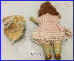 Antique German Bisque Head Googly Doll Germany Composition 323 Jointed