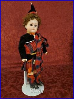 Antique German Bisque Head Kammer Reinhardt Simon & Halbig Boy Doll 13