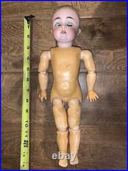 Antique German Bisque Head Kestner 143 Doll Original Jointed Wrist Body
