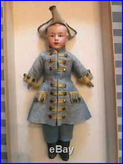Antique German Bisque Heubach Boy Doll #7072