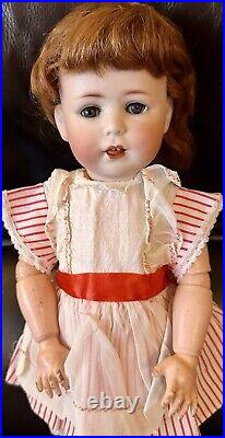 Antique German Bisque Jutta On Side Hipped Toddler Body 15