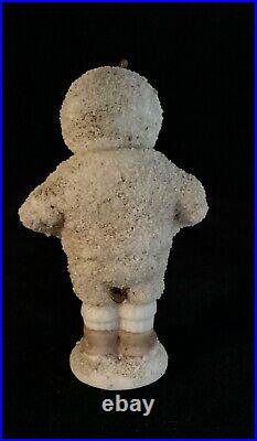 Antique German Bisque Nodder Snowman Snowbaby